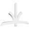 Ekena Millwork Davenport Architectural Grade PVC Gable Bracket, 96"W x 52"H x 4"D x 6"F, 13/12 Pitch GBP096X52X0406DAV00 - alternate 1